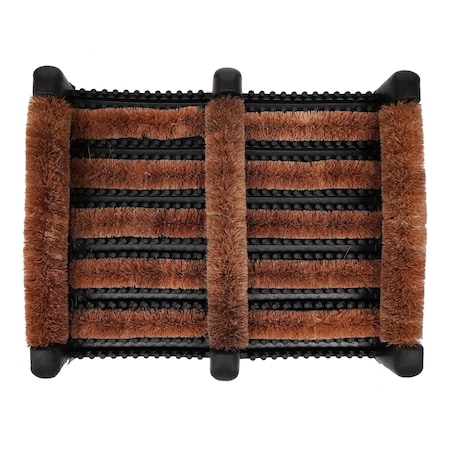 Calloway Mills Bootscraper Doormat, Coir/Rubber, 15 in W x 15 in L 112961215